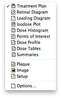 Documents Menu
