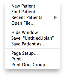 File Menu