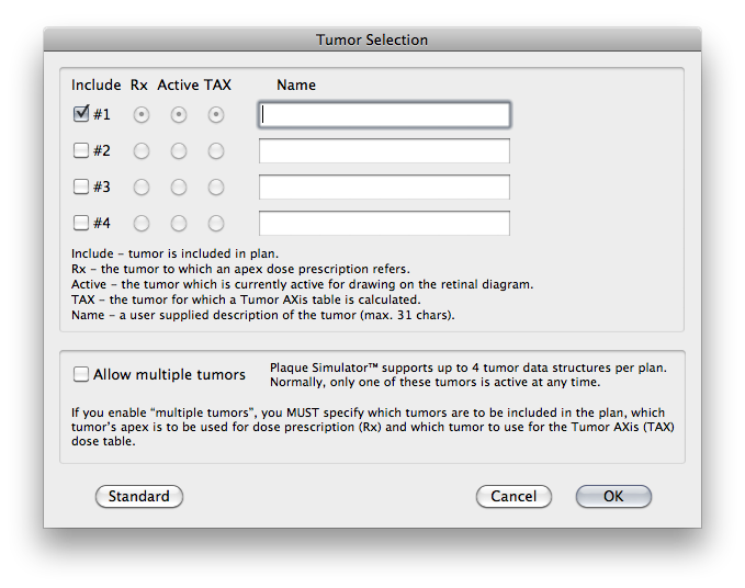 TumorSelectionDialog