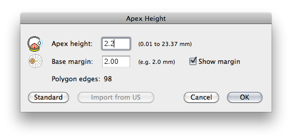 ITSetApexHeight