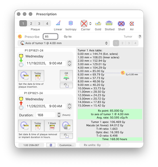 Rx window