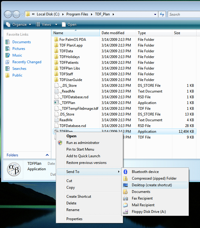 desktop shortcut